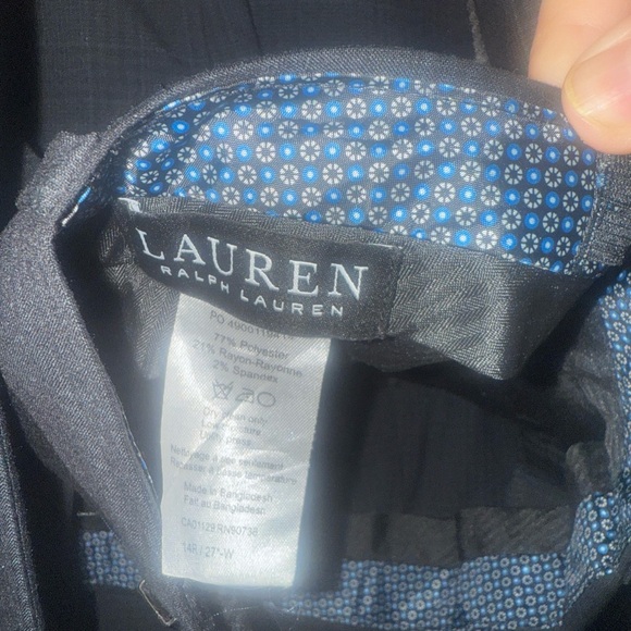 Lauren Ralph Lauren Big Boys Black Suit set Classic for size 14R - Picture 7 of 9